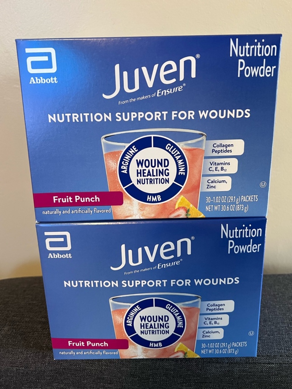 2 Juven Drink Mix 30pk Box